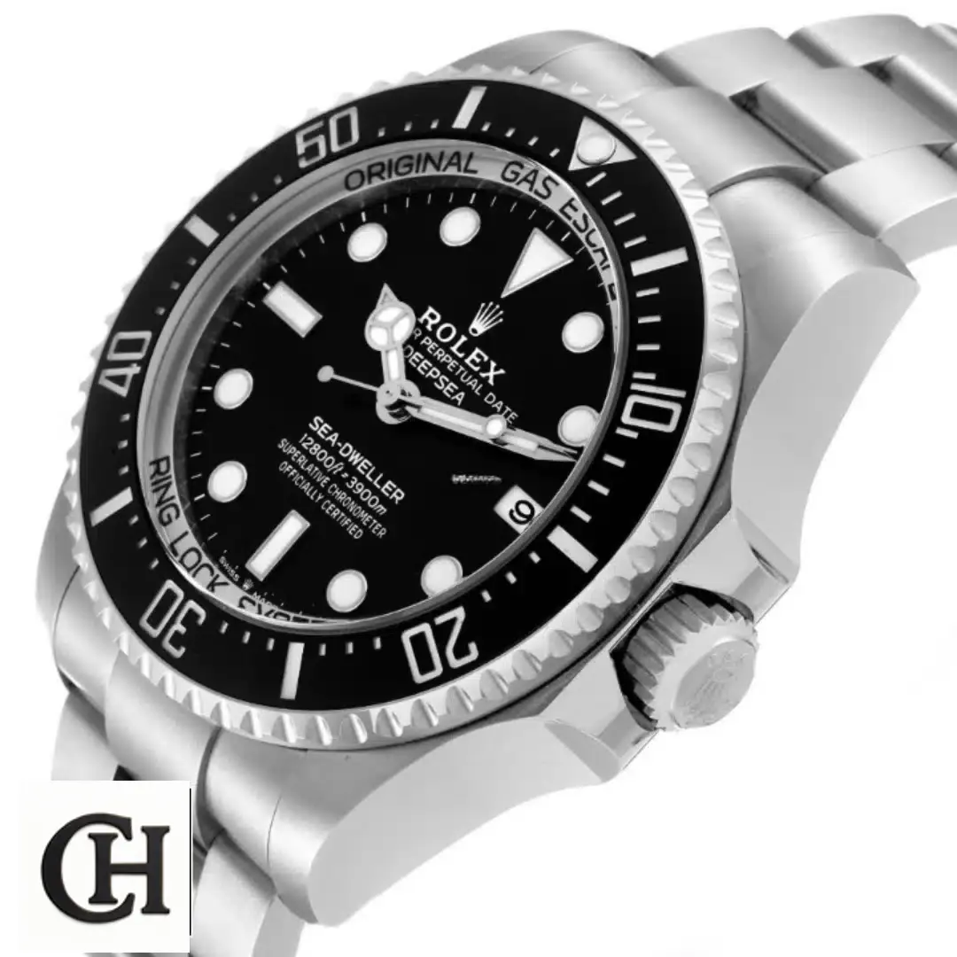 Rolex Deepsea Sea-Dweller 116660-0001 Oyster Stainless Steel Crown Pusher