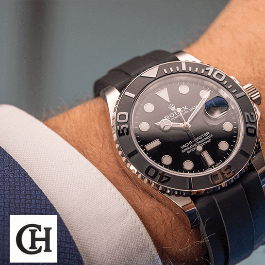 Rolex Yacht-Master 226659 Rolex Yacht-Master 226659 Black Watch on his arm