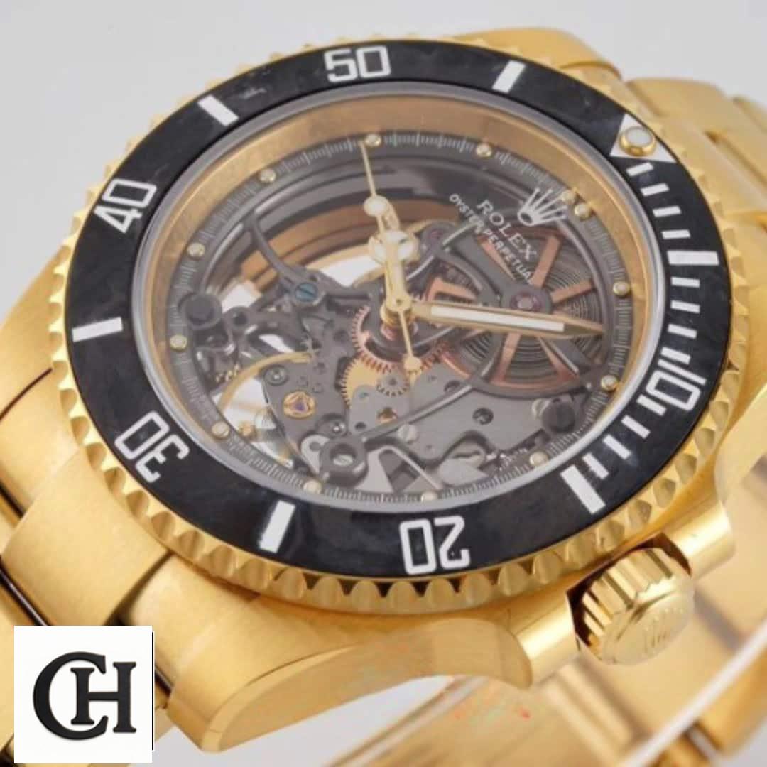 Rolex Submariner 114200 Rolex Gold Oyster Perpetual Black Bezel