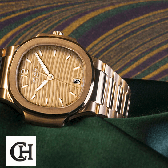 Patek Philippe Nautilus 7118/1R "Ladies Rose Gold" Master patek philippe nautilus ladies golden rose gold 71181R 001 side Patek Philippe Nautilus Ladies Golden Rose Gold 71181R-001