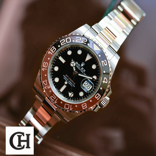 Rolex GMT-Master II 126711CHNR "Root Beer" Deluxe Quality Rolex GMT-Master II 126711CHNR-0002 Two Tone Bezel