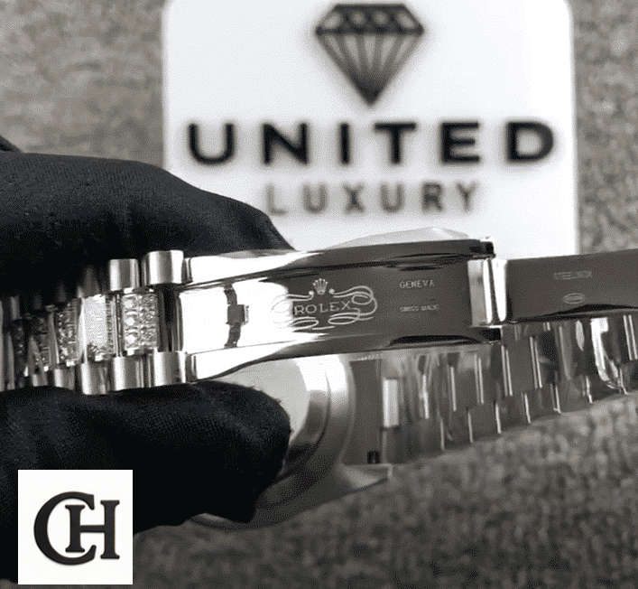Rolex Datejust 116623 Rolex datejust 41 diamond bracelet stainless steel clasp
