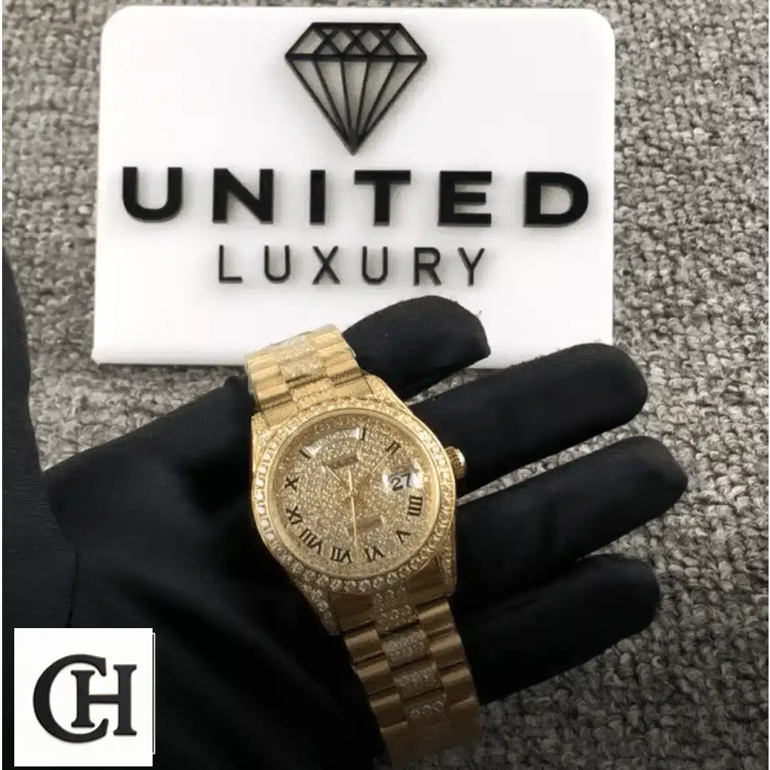 Rolex Day-Date Rolex Datejust 116622 yellow gold with diamond bracelet