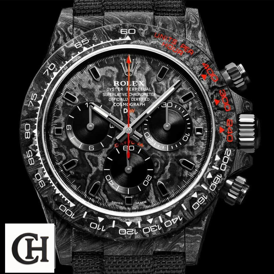 Rolex Daytona Speedster Red After Market Black Bezel 116503-NTPT-RED
