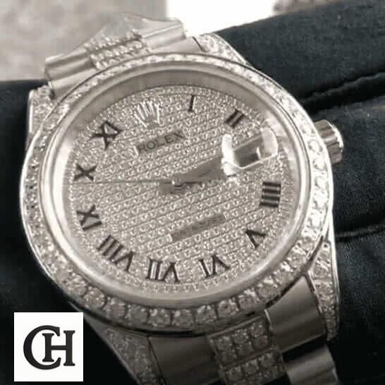 Rolex Datejust 116622 All Iced Out