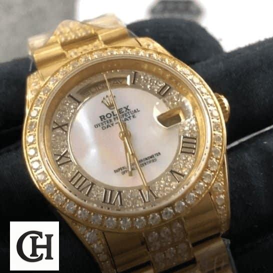 Rolex Yacht-Master 116628 Rolex Datejust Yellow Gold 116626 yellow gold accents and diamond detailing
