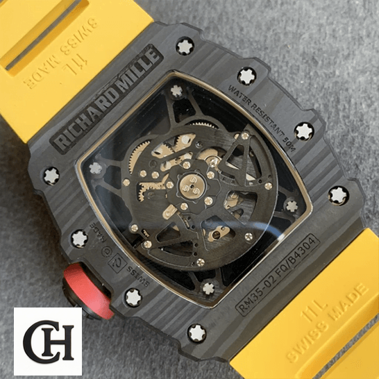 Richard Mille RM3501 Carbon Skeleton Dial upside view
