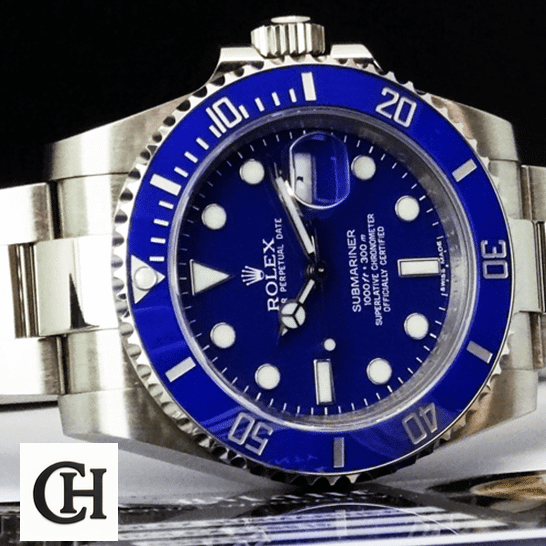 Rolex Submariner Date 116619 "Smurf" Perfect Duplicate Edition rolex_submariner_blue_dial_116619_oyster_man