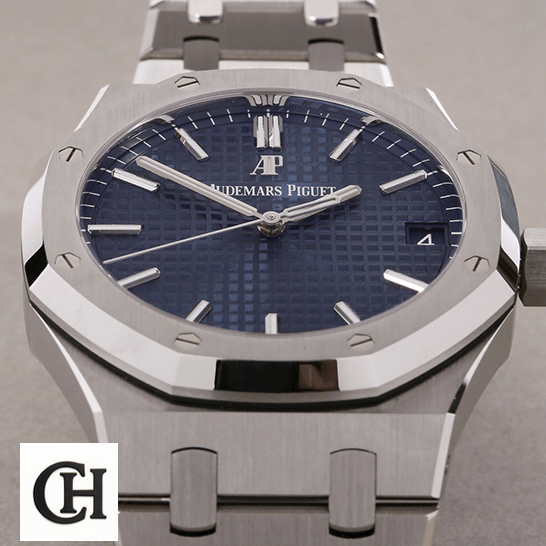 Audemars Piguet Royal Oak 15500ST Audemars Piguet 15500ST.OO_.1220ST.01 Blue Dial front view