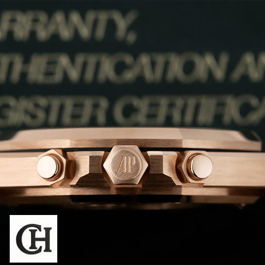 Audemars Piguet Royal Oak Chronograph 26320OR Audemars Piguet Royal Oak Gold Steel Case crown / push button