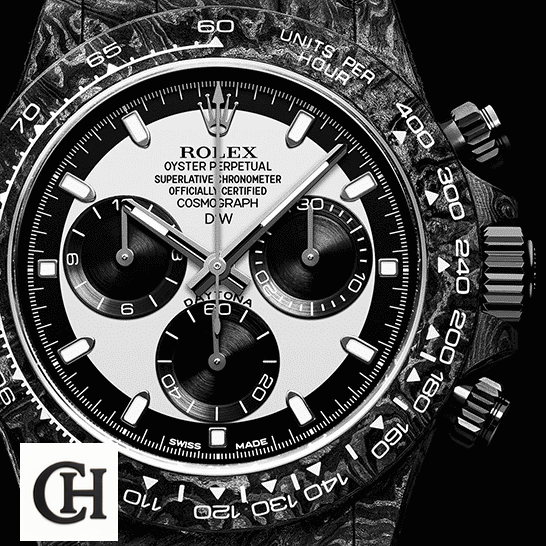 Rolex Cosmograph Daytona Rolex Daytona Carbon Cream Dial Black Background