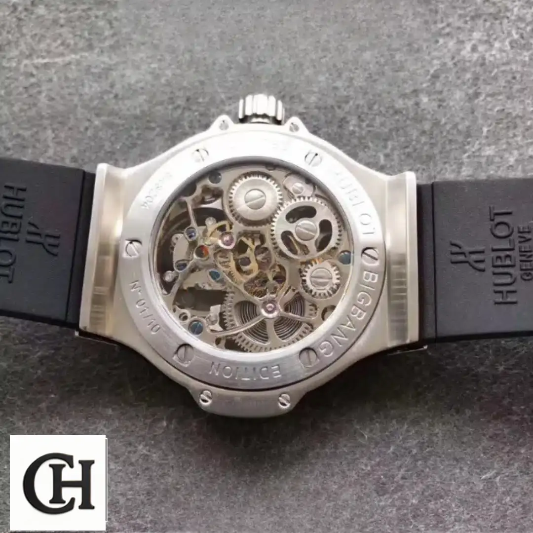 Hublot Classic Fusion Diamond Tourbillon Excessive Quality HUB011 Yeni Proje 2 10 Hublot Bigbang tourbillion watch grey backgorund and stainless steel case