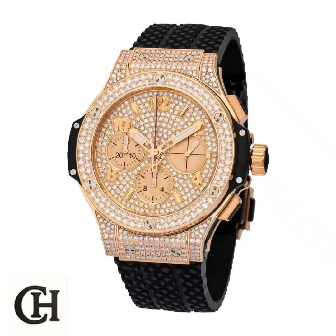 Hublot Big Bang Unico 342.SB.131.RX "Diamond Bezel" Masterpiece Yeni Proje 4 10 Hublot Big bang diamond with white background