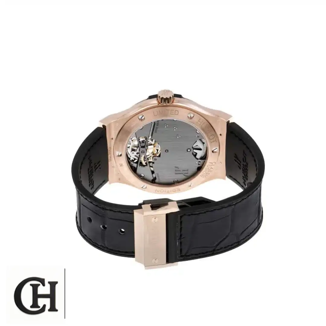 Hublot Big Bang Tourbillon 505.OX.2610.LR "White" Edition Yeni Proje 4 9 Hublot Classic Fusion Tourbillon 505.OX.2610.LR Black Leather Bracelet