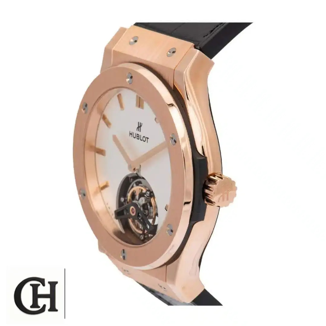 Hublot Big Bang Tourbillon 505.OX.2610.LR "White" Edition Yeni Proje 5 3 Hublot Classic Fusion Tourbillon 505.OX.2610.LR White Dial white background