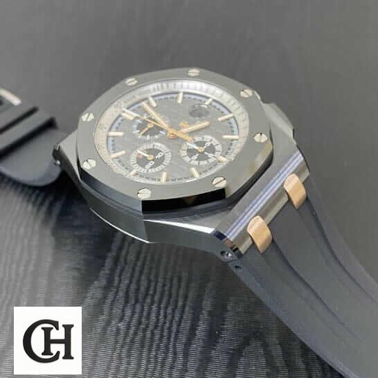 AP Royal Oak Offshore 26406FR.OO.A002CA.01 on the black table