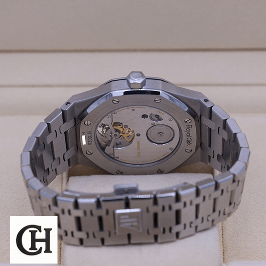 Audemars Piguet Royal Oak Flying Tourbillon 26515OR.OO.1220OR.01 Precision audemars piguet royal oak 26510ST.OO.1220ST.01 case Audemars Piguet Royal Oak Stainless Steel Bracelet upside view