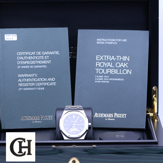Audemars Piguet Royal Oak Flying Tourbillon 26515OR.OO.1220OR.01 Precision audemars piguet royal oak 26510ST.OO.1220ST.01 Audemars Piguet Tourbillion Steel Bezel in the box