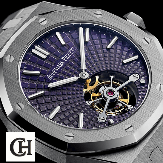 Audemars Piguet Royal Oak Tourbillon Extra-Thin 26522ST Edition audemars piguet royal oak 26522ST.OO.12 purple