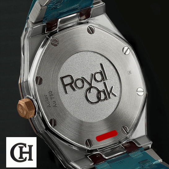 Audemars Piguet Royal Oak Ladies 67651SR.ZZ.1261SR.01 Audemars Piguet Royal Oak Stainless Steel Case upside view