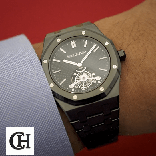 Audemars Piguet Royal Oak Tourbillon 26522CE Audemars Piguet Royal Oak Tourbillion 26522CE.OO_.1225CE on the man wrist