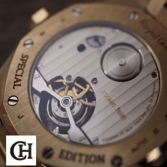 Royal Oak Tourbillon 26515OR.OO.1220OR.01 Extra-Thin audemars piguet royal oak tourbillon extra plat machanisma man Audemars Piguet Royal Oak Tourbillion upside case view