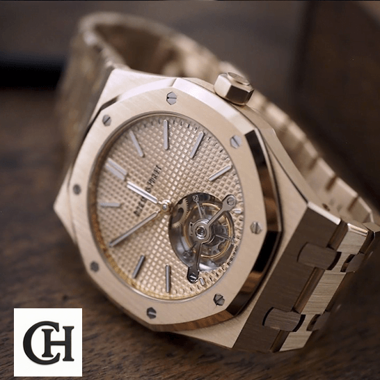 Royal Oak Tourbillon 26515OR.OO.1220OR.01 Extra-Thin audemars piguet royal oak tourbillon extra plat man Audemars Piguet Royal Oak Tourbillion side view