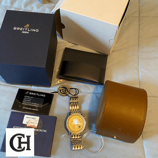 Breitling Navitimer B01 Chronograph AB0121211B1A1 "Black Dial" Premium Duplicate Edition breitling navitimer AB0127211B1A1 Breitling Navitimer AB0127211B1A1 next to warranty card