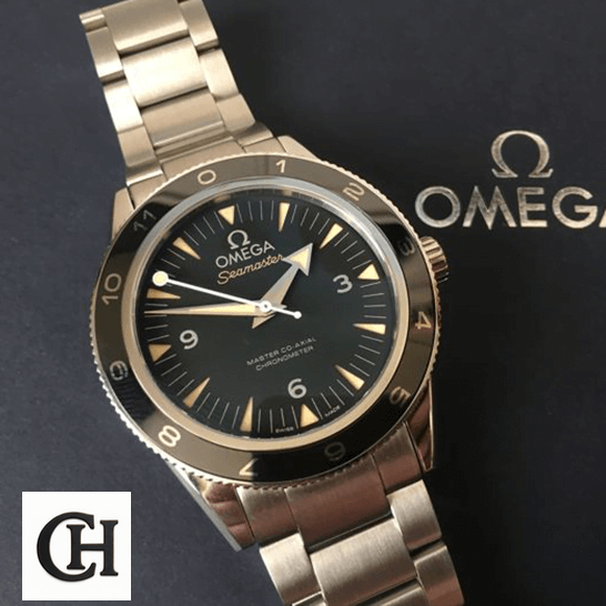 Omega Seamaster 233.32.41.21.01.001 Omega Seamaster Black Dial Stainless Steel on the omega box