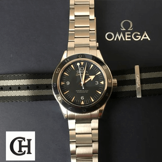 Omega Seamaster 233.32.41.21.01.001 Omega Seamaster Black Dial Stainless Steel on the omega box
