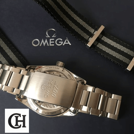 Omega Seamaster 233.32.41.21.01.001 Omega Seamaster 30 Spectre Stainless Steel 233.32.41.21 blue background