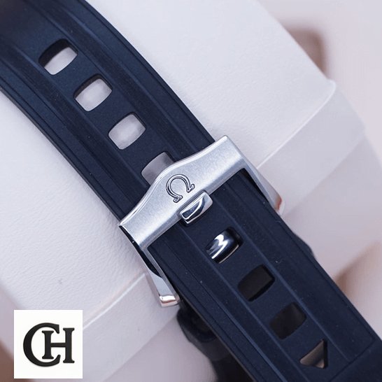 Omega Seamaster Diver 210.32.42.20.01.001 Omega Seamaster Diver 300M Co Axial Back Black Rubber Bracelet