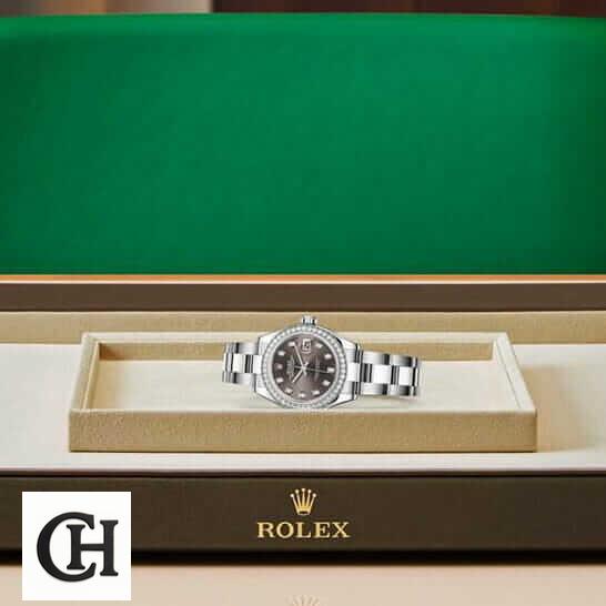 Rolex Datejust 128300 "Dark Rhodium Diamond Dial" High-End rolex 3 Rolex Datejust 128300 Dark Grey Diamond