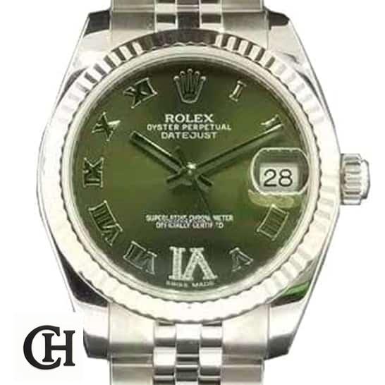 Rolex Datejust 126333 Rolex Datejust 220239 Stainless Steel Green Roman Dial