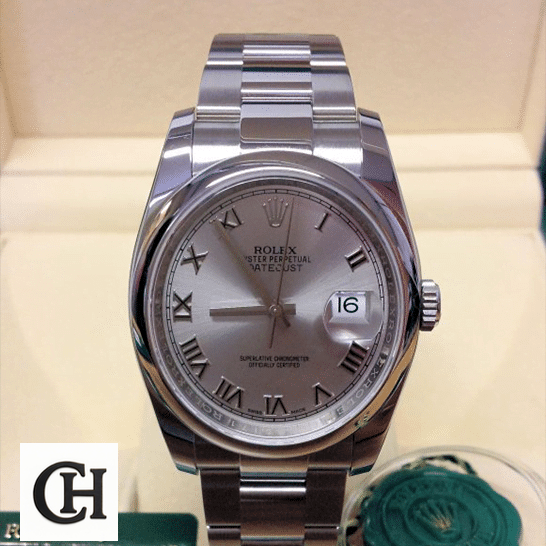 Rolex Datejust 116200 "Black Dial" Quality Rolex Datejust 36 Perpetual 116200 stainless steel case and bezel in the box