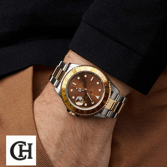 Rolex Submariner Date 126613LN Two-Tone Oyster on his arm