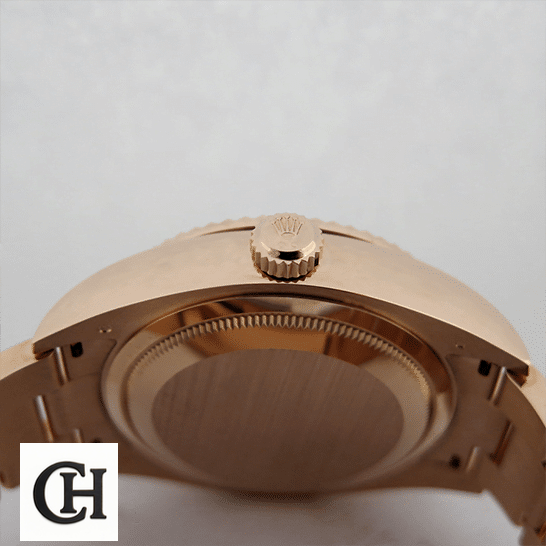 Rolex Sky-Dweller 326935 Rolex Sky-Dweller Rose Gold Case 326935-0005 Crown Pusher