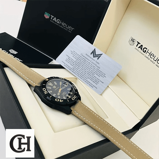 TAG Heuer Aquaracer WAY208C.FC6383 "Black Dial" Master tag_heuer_aquaracer_calibre_5_wAY208C.FC6383_brown_unitedluxurynet