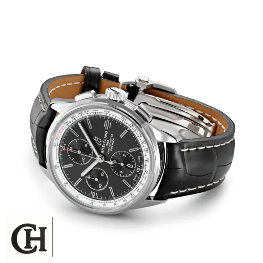 Breitling Premier Chronograph A13315351B1P2 "Black Dial" Elite Yeni Proje 1 32 Breitling Premier Chronometer Black Dial A13315351B1P2 Stainless Steel case