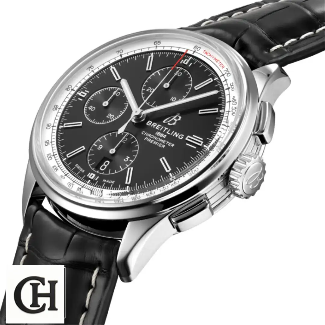 Breitling Premier Chronograph A13315351B1P2 "Black Dial" Elite Yeni Proje 2 28 Breitling Premier Chronometer A13315351B1P2 Leather Bracelet