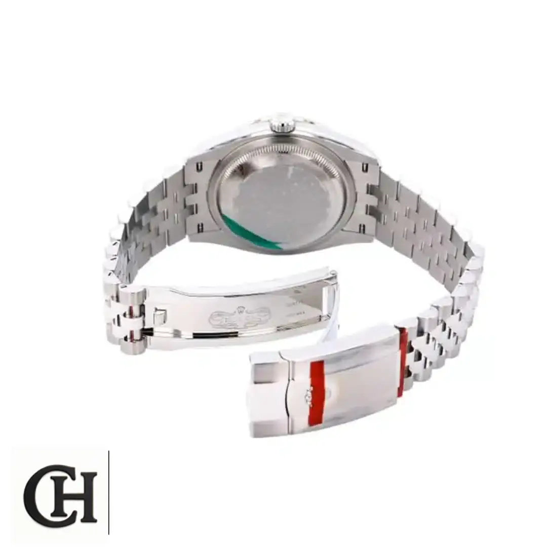 Rolex Datejust stainless steel clasp jubilee