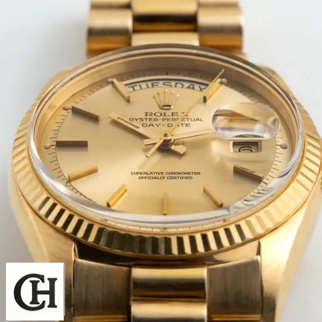 Rolex Day-Date 40 228238-0003 Champagne Dial Stick Indices
