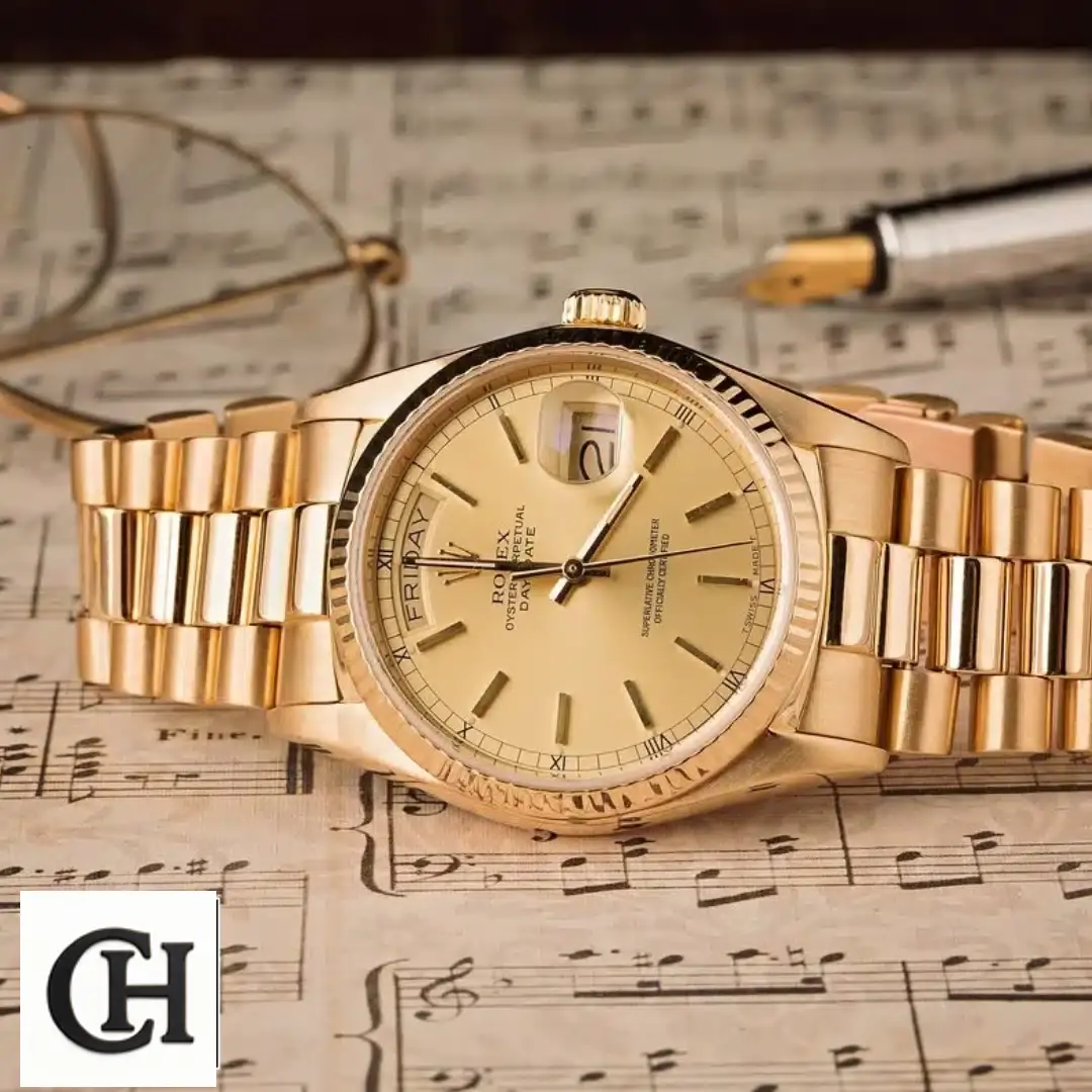 Rolex Day-date Gold 40 228238-0003 on the notes