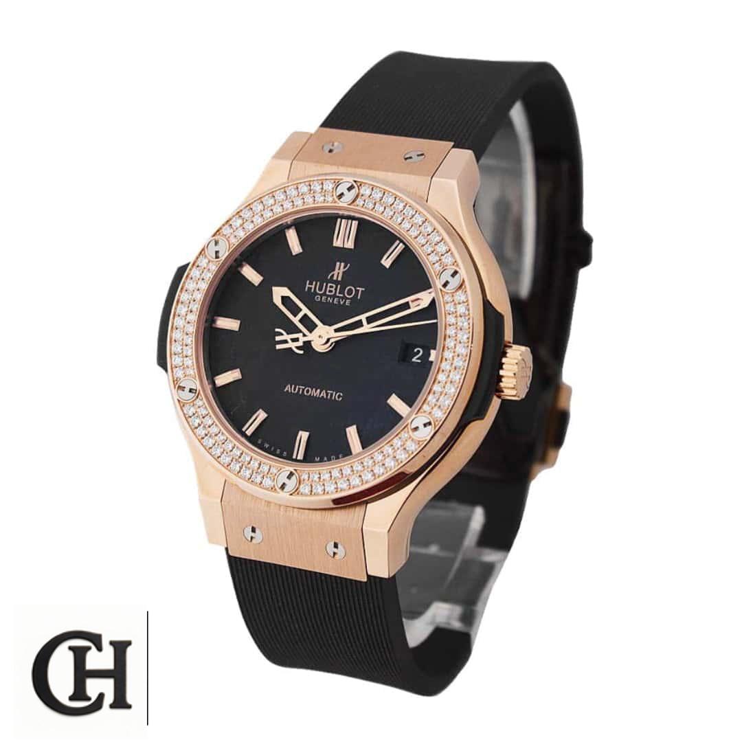 Hublot Classic Fusion 542.OX.1180.RX "King Gold" High Fidelity Yeni Proje 47 Hublot geneve fusion king gold diamond bezel