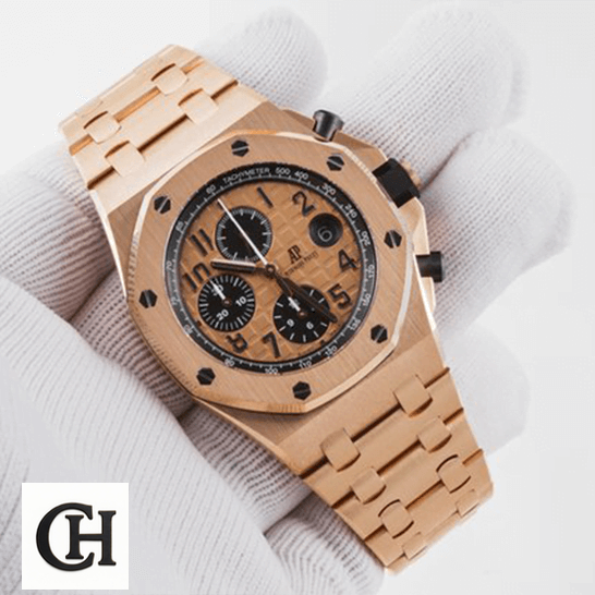 Audemars Piguet Royal Oak 15500OR "Rose Gold" Precision audemars piguet royal oak offshore rose gold dial chronograph 26470OR.OO.1000OR.01 front two Audemars Piguet 26470OR.OO_.1000OR.01 Royal Oak Rose Gold
