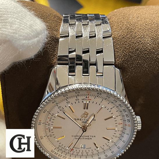 Breitling Navitimer Automatic GMT A17326211G1A1 breitling-navitimer-A17326211G1A1-white