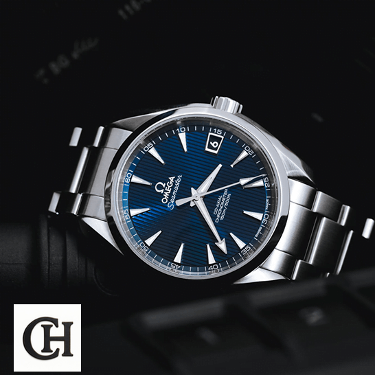 Omega Seamaster 231.10.39.21.03.002 Omega Seamaster Blue Dial 231.10.39.21.03.002 Steel black background