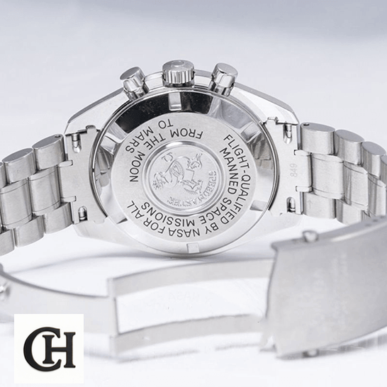 Omega Speedmaster Professional 3577.50.00 "From the Moon to Mars" Master Omega Speedmaster Steel Case Crown / Push Button opened steel clasp