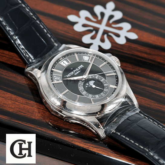 Patek Philippe Annual Calendar 5205G-010 patek_hilippe_complications_automatic_grey_dial_5205G-010_table