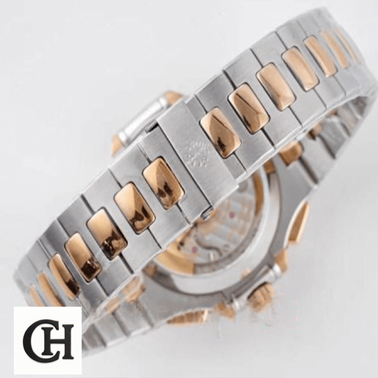 Patek Philippe Nautilus 5980/1AR-001 Patek Philippe Nautilus Steel 5980 Steel Bracelet white background